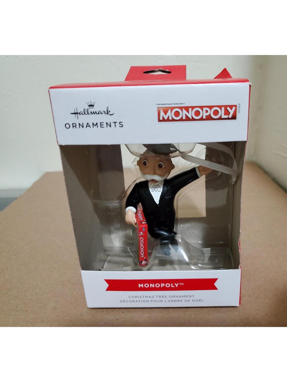 New Hallmark MONOPOLY Christmas Ornament Traditional Family Fun Game In The Box